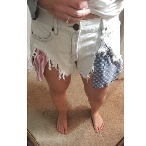 American Flag Shorts